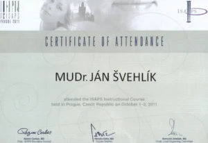 2011 Certifikát ISAPS